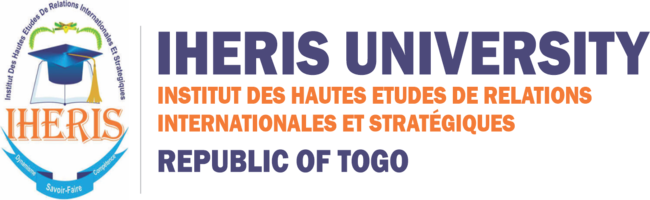IHERIS UNIVERSITY TOGO Logo